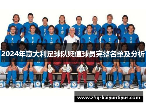 2024年意大利足球队贬值球员完整名单及分析